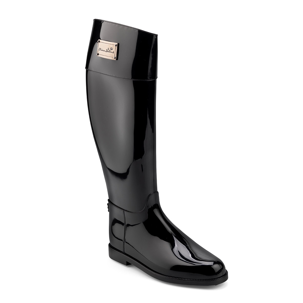 Riding Boot in bright pvc