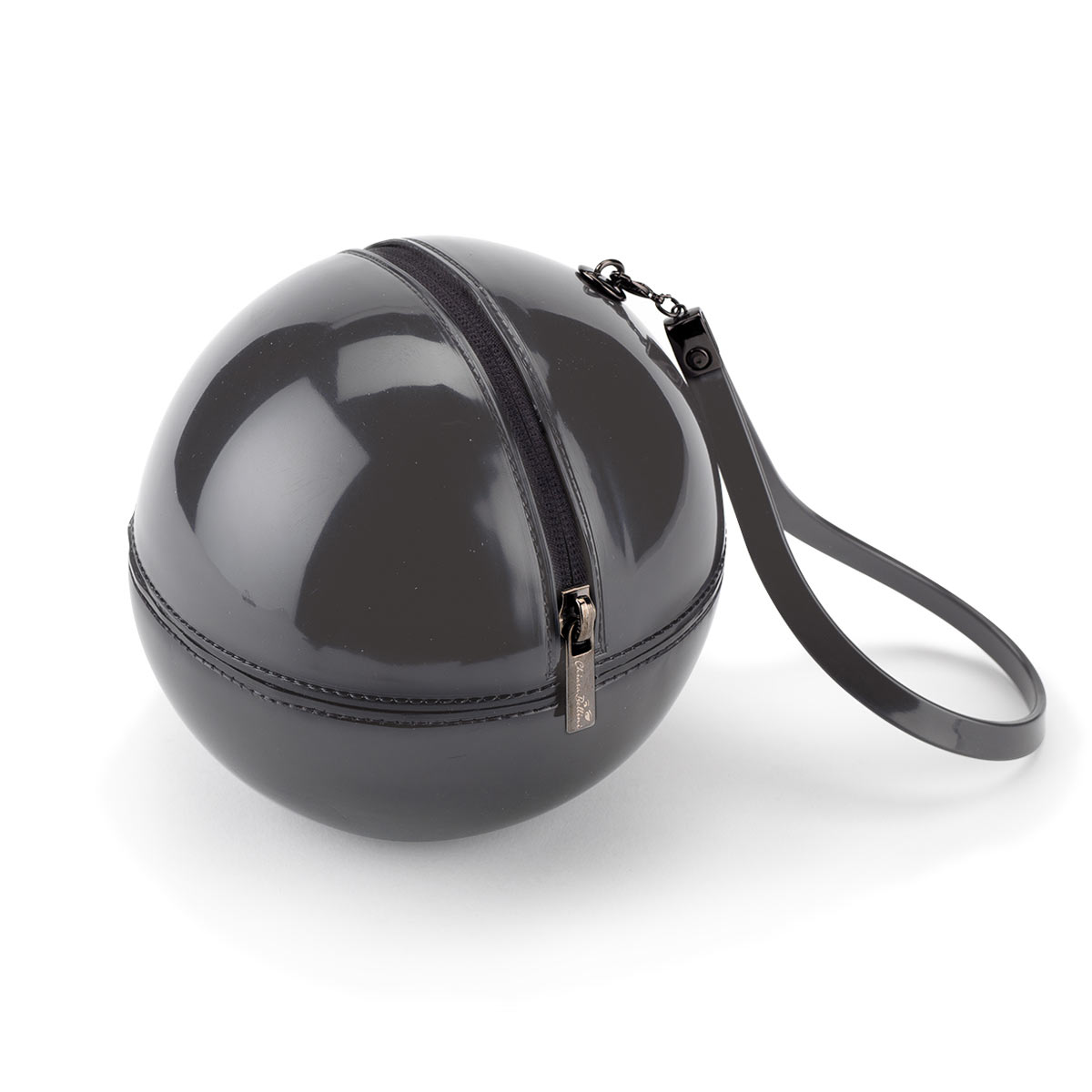 &quot;Rock&#39;n ball&quot; sphere bag in solid colour bright PVC
