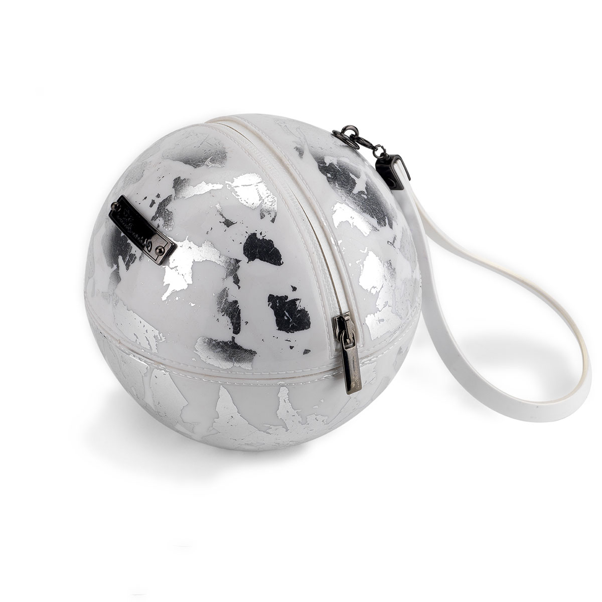 &quot;Rock&#39;n&#39;Ball&quot; sphere handbag, gold plated