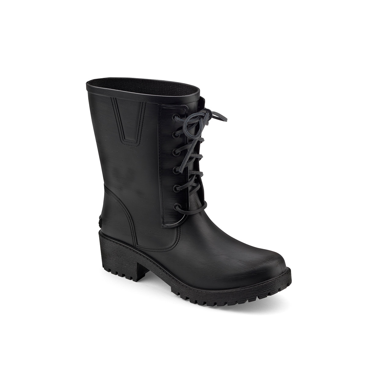 Pvc boot with laces