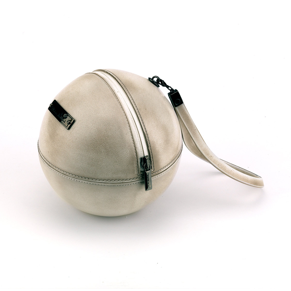 Sphere Bag in PVC with antique finish effect